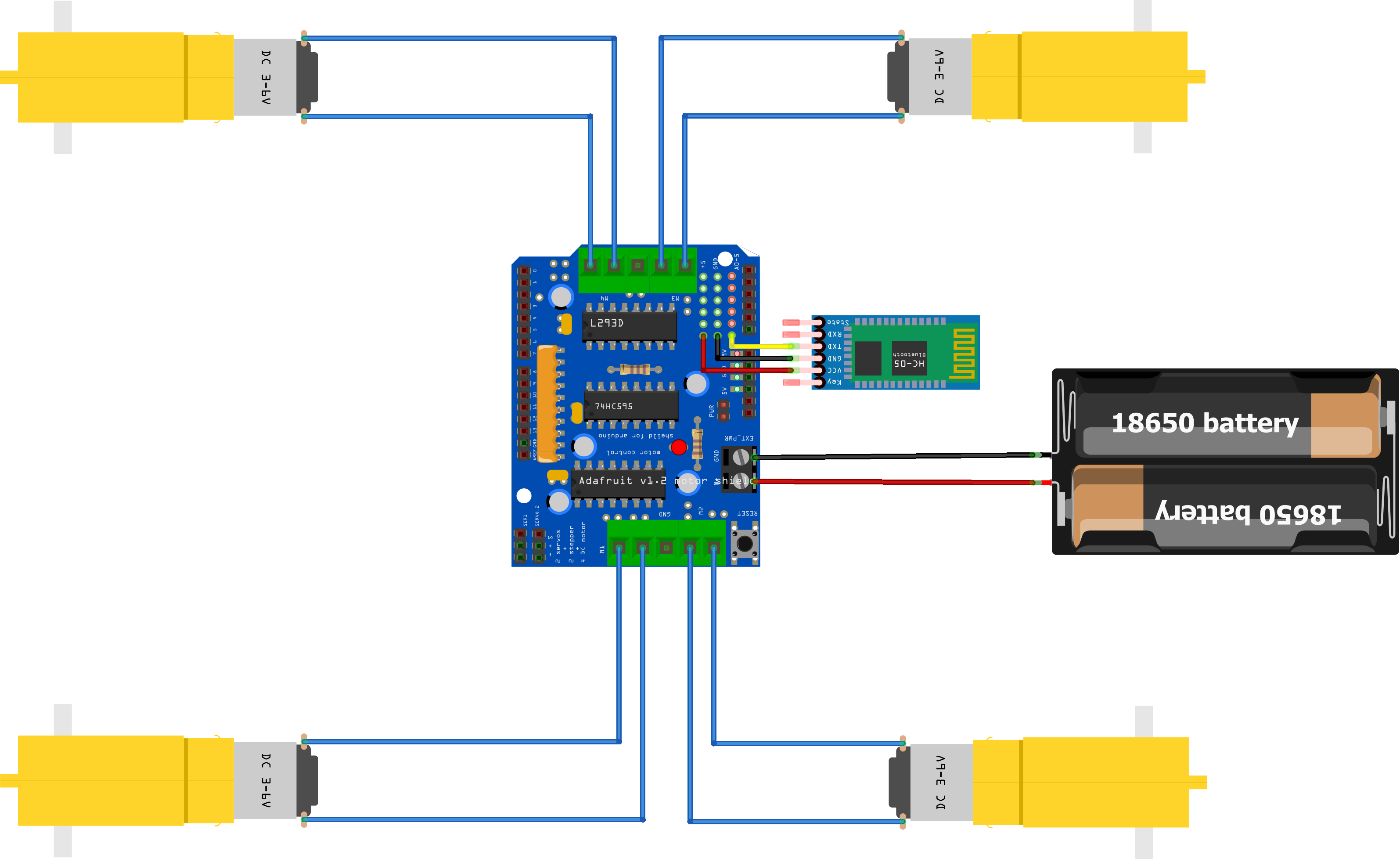 Bluetooth-RC-Car-Connection-Diagram