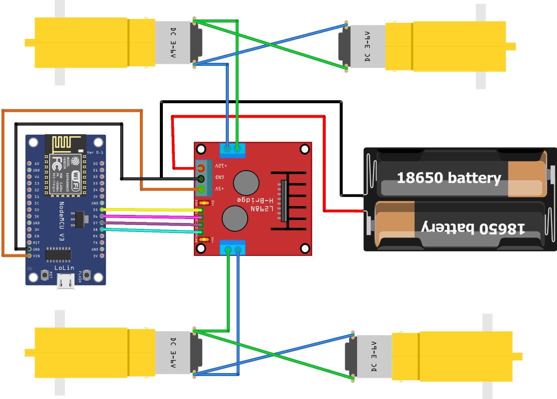 WiFi-RC-Car-Connection-Diagram