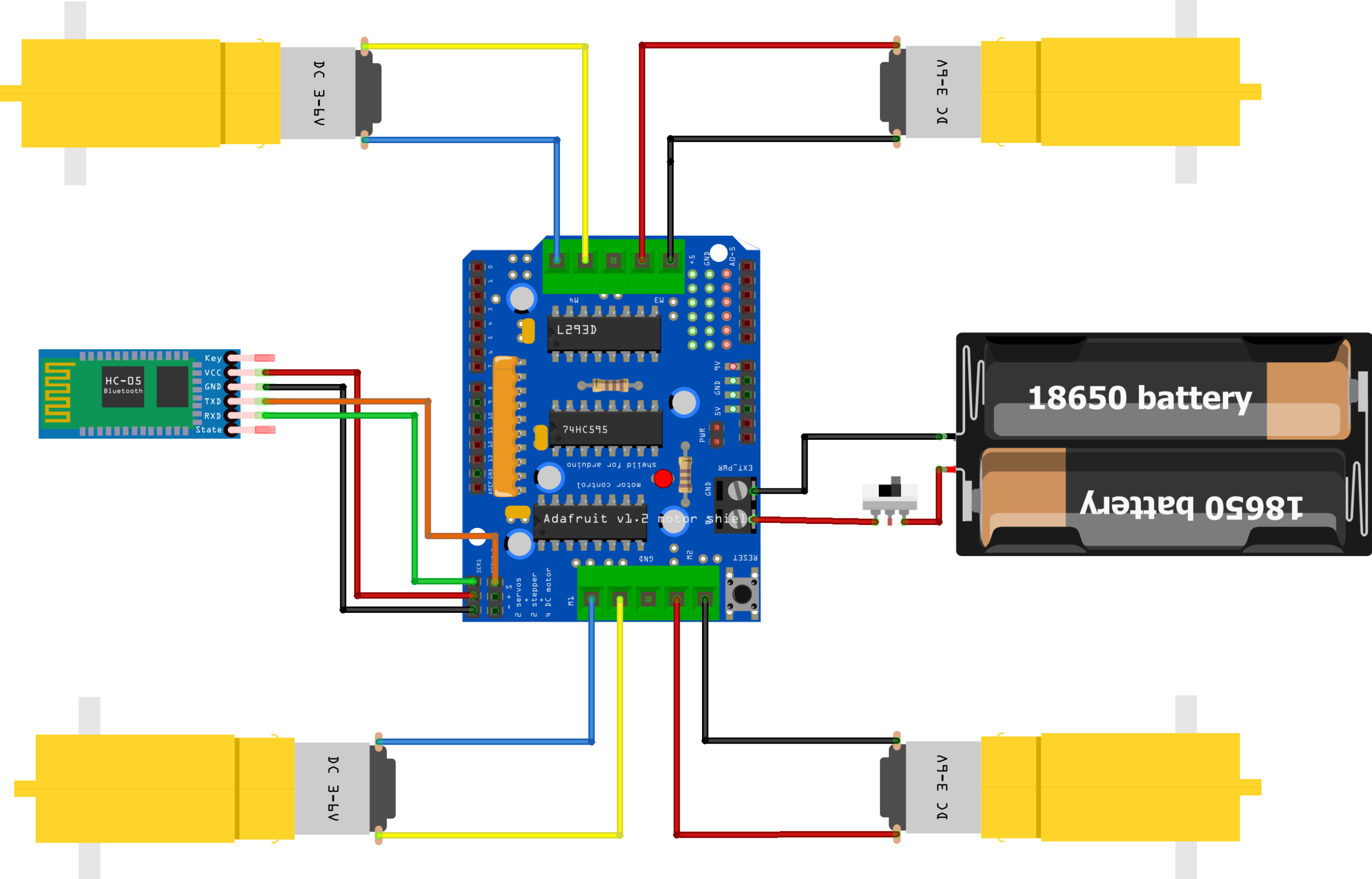 Bluetooth-RC-Car-Connection-Diagram